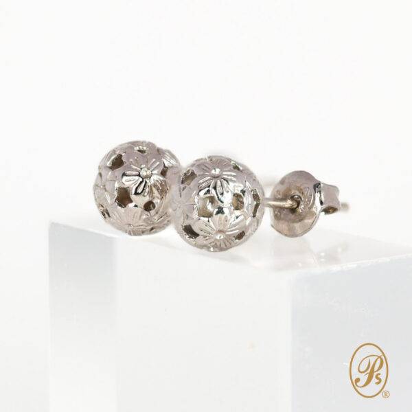 925 Silver Ball Stud Earrings 7mm