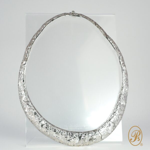 925 Silver Doves with Plum Blossoms Necklace